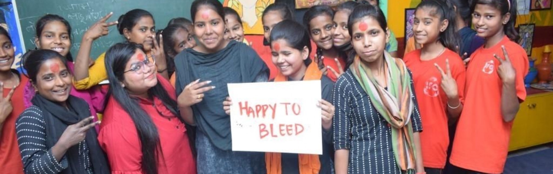 Menstrual Health & Hygiene Drive header image