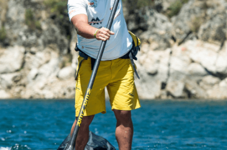 Antonio de la Rosa une Madrid con Lisboa haciendo SUP