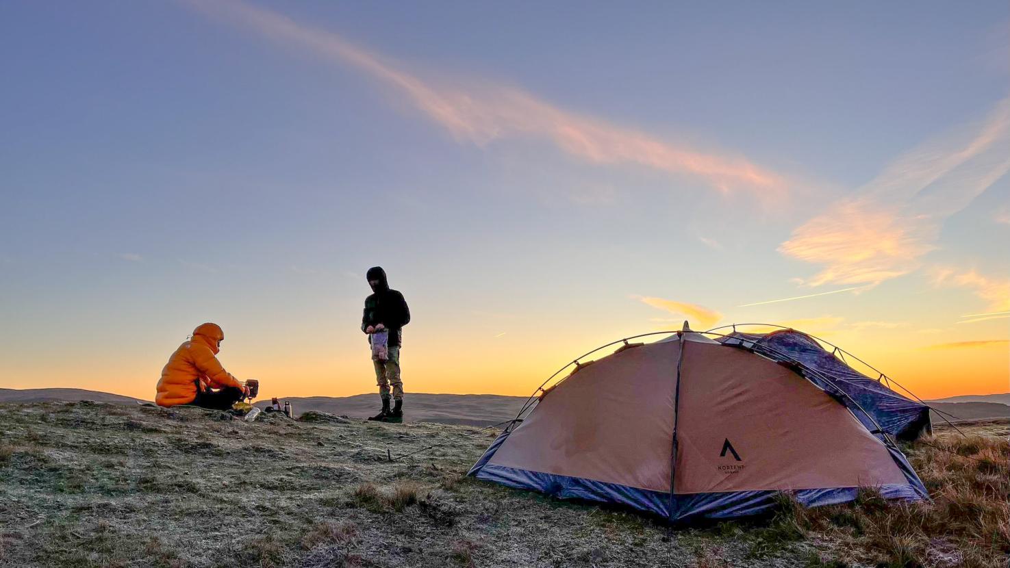  The Forclaz MT900 -18 used on a brutally chilly wild camp in the western Brecon Beacons. 
