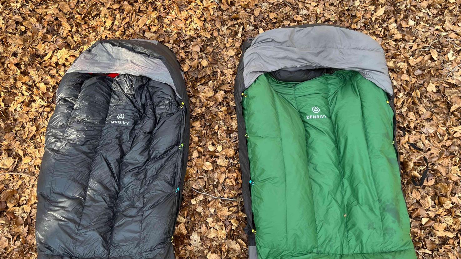  The Zenbivy Light Bed (right) next to the Zenbivy Ultralight Bed (left) 