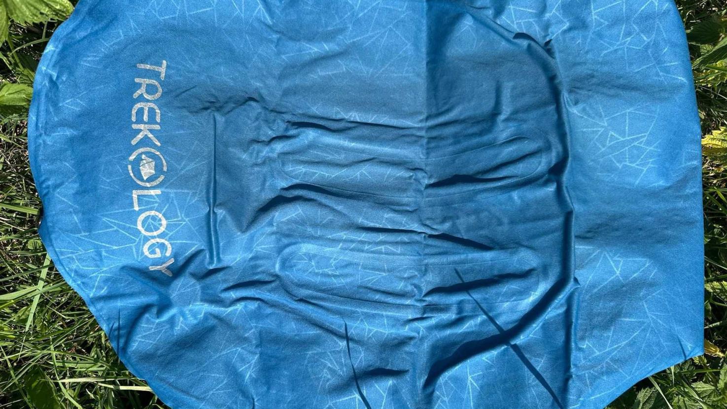 Trekology Aluft 2 pillow being used on a British wild camp