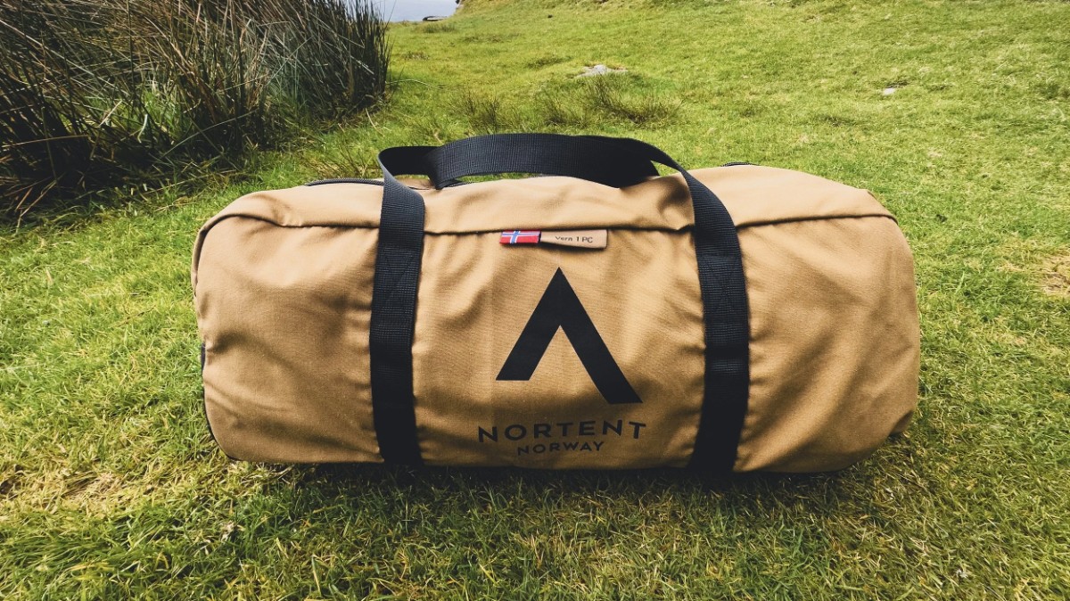 Nortent Vern 1 PC pitched on a mountain in sub-zero UK winter conditions